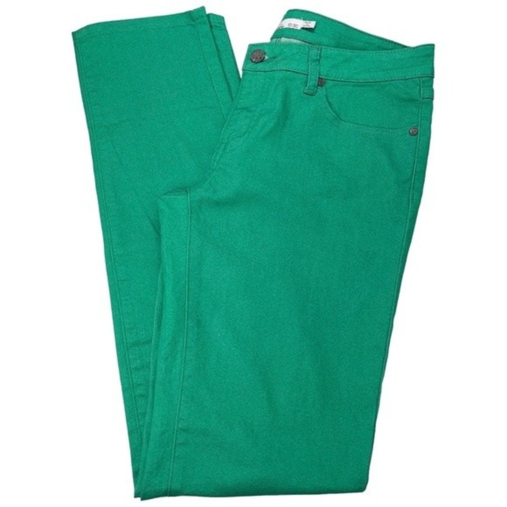 Prana Women’s size 10 kelly green cotton casual skinny jean pants